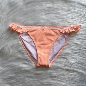 NWOT Aerie Gingham Ruffle Bikini Bottom Size Medium